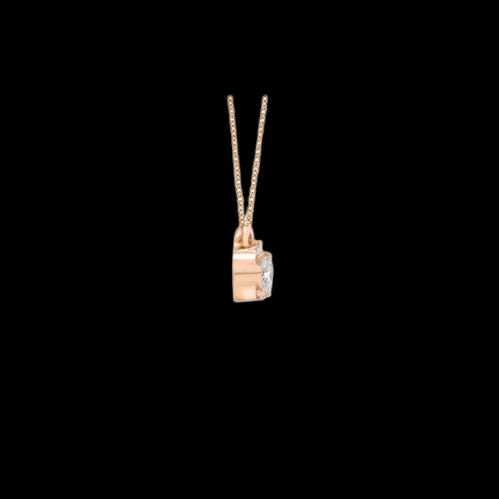 Double Diamond Infinity Necklace