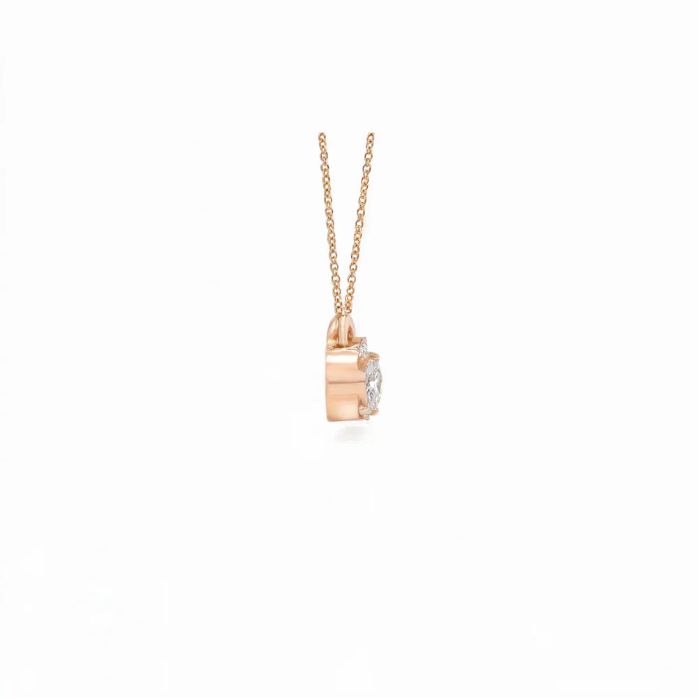 Double Diamond Infinity Necklace
