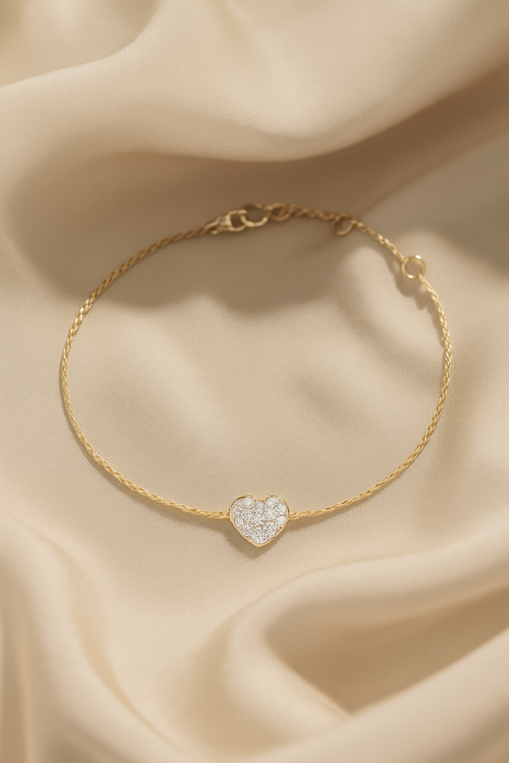 The Alia, Cluster Diamond Kite Shaped Bracelet